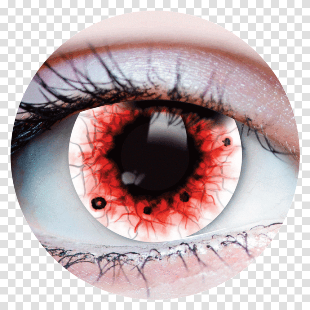 Red Eye Lens, Contact Lens, Photography, Skin Transparent Png