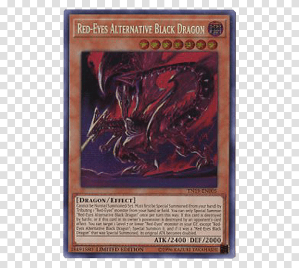 Red Eyes Alternative Black Dragon, Painting, Book Transparent Png