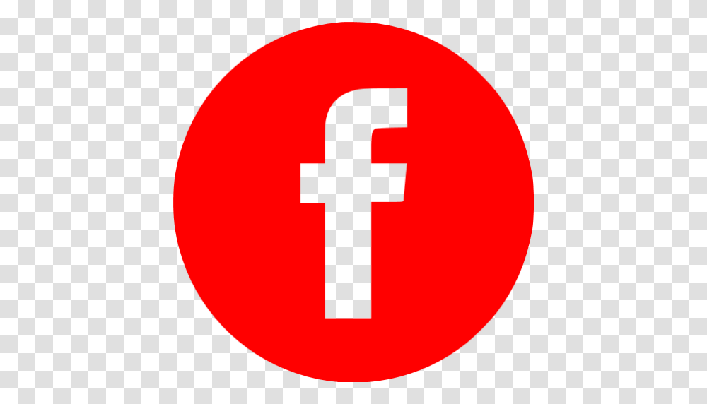 Red Facebook Icon, Logo, Trademark, First Aid Transparent Png