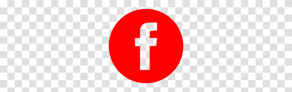 Red Facebook Icon, Logo, Trademark Transparent Png