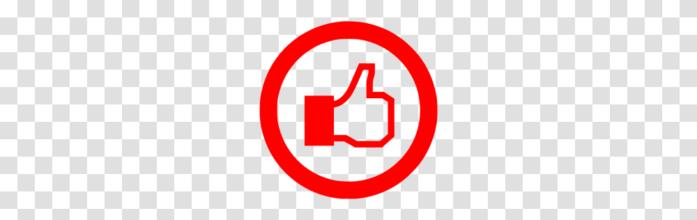 Red Facebook Like Icon, Logo, Trademark Transparent Png