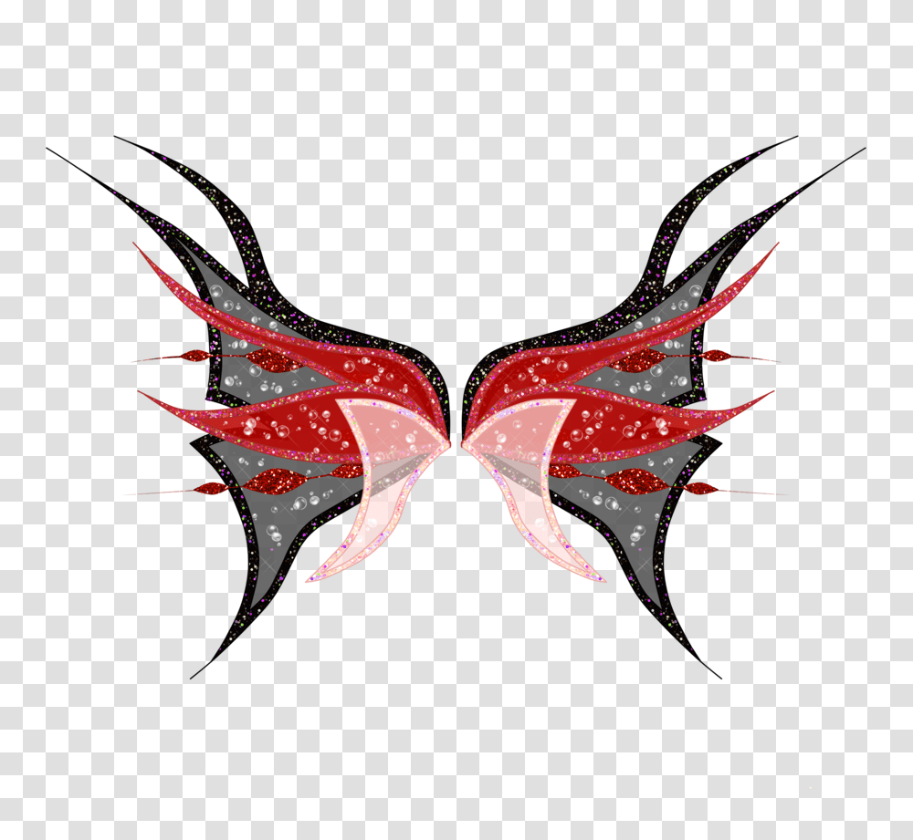 Red Fairy Wings Wings Things Bundle, Pattern, Lobster, Seafood, Sea Life Transparent Png