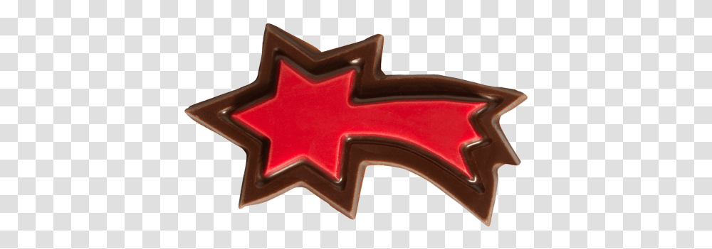 Red Falling Star Solid, Logo, Symbol, Trademark, First Aid Transparent Png