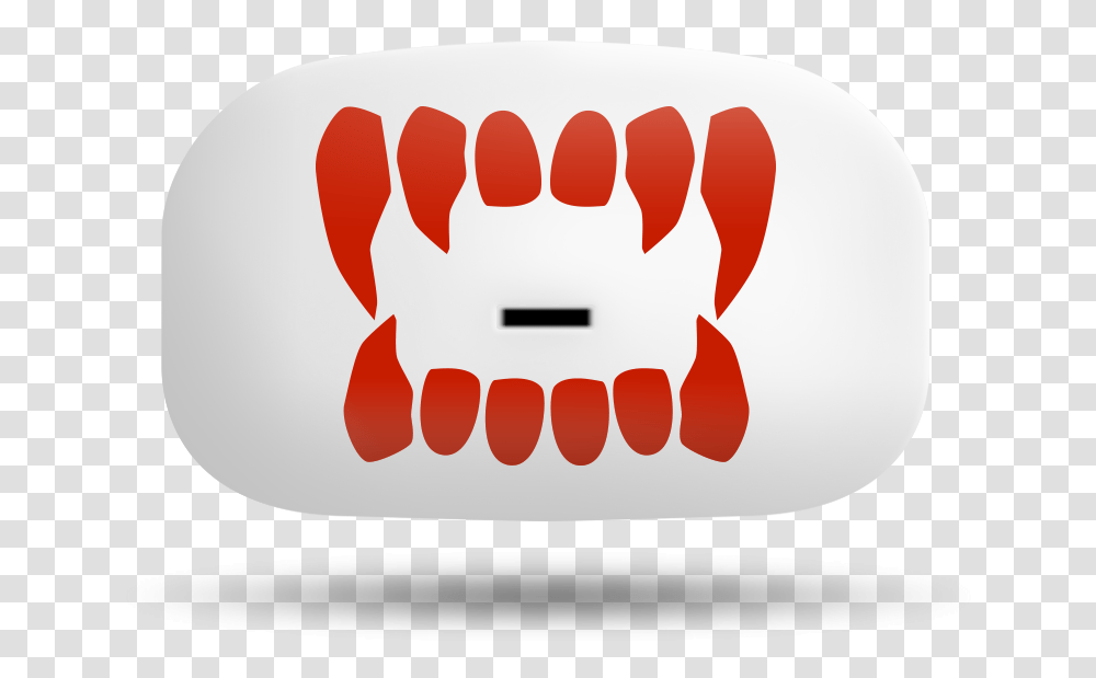 Red Fangs White V Emblem, Mouth, Lip, Teeth Transparent Png