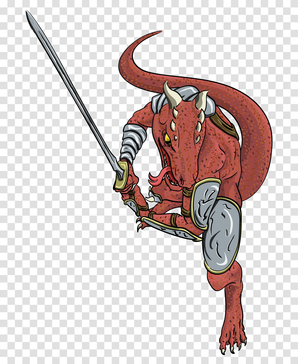 Red Female Kobold With Crossbow, Duel, Person, Human, Weapon Transparent Png