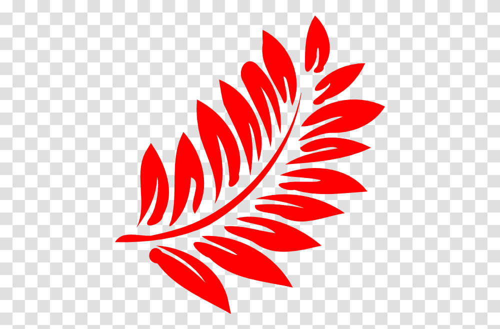 Red Fern Leaf Lilo And Stitch Flowers, Plant, Veins, Graphics, Art Transparent Png