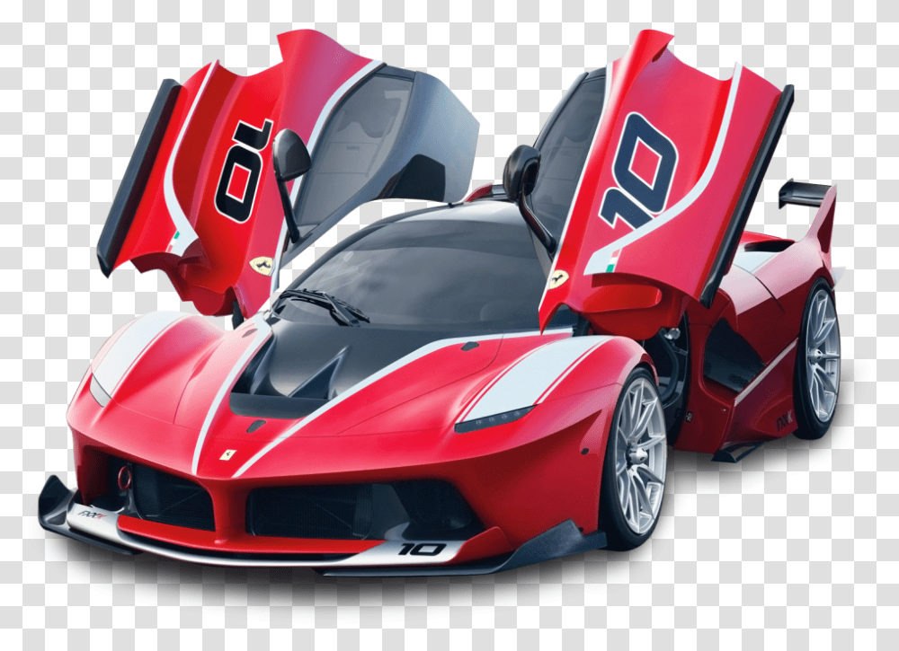 Red Ferrari Fxx K Car 86 Ferrari Fxxk, Sports Car, Vehicle, Transportation, Automobile Transparent Png