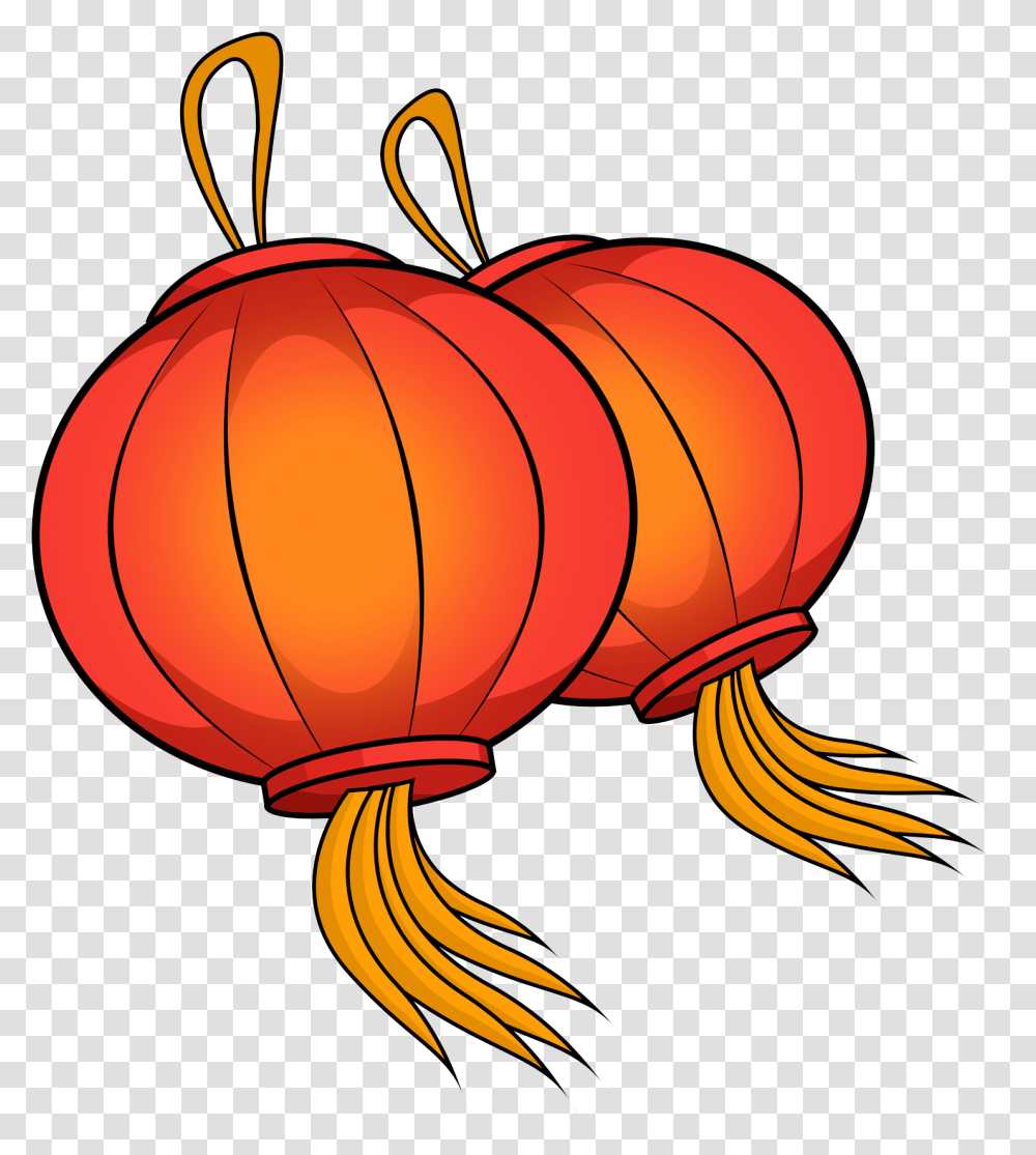 Red Festive Chinese Style Lantern And Psd Portable Network Graphics, Pumpkin, Vegetable, Plant, Food Transparent Png