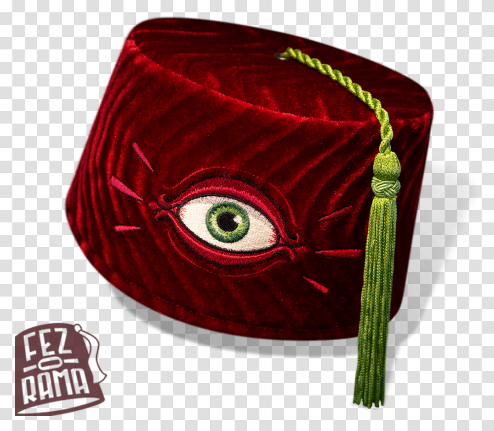 Red Fez With Eye, Apparel, Hat, Furniture Transparent Png