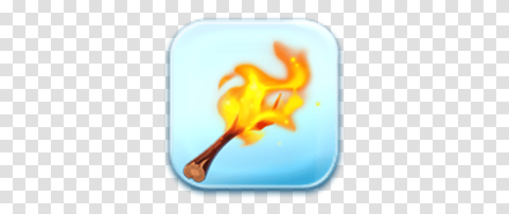 Red Fire Stick Token Disney Magic Kingdoms Wiki Fandom Flame, Cutlery, Ice, Outdoors, Nature Transparent Png