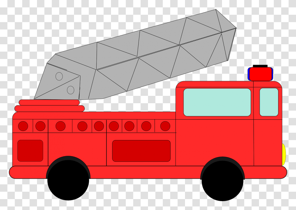 Red Fire Truck Clip Art, Vehicle, Transportation, Pickup Truck, Couch Transparent Png
