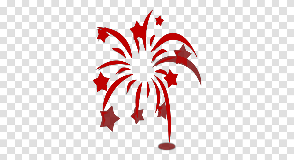 Red Fireworks Svg Vector Clip Art Svg Clipart Illustration, Symbol, Star Symbol Transparent Png