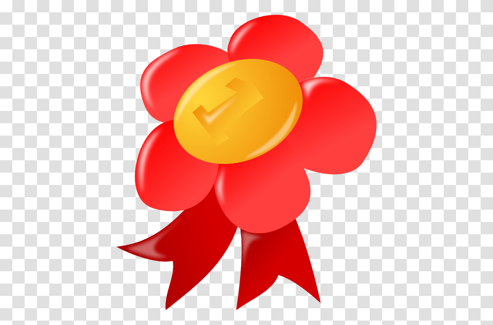 Red First Place Award Ribbon Clip Art, Balloon Transparent Png