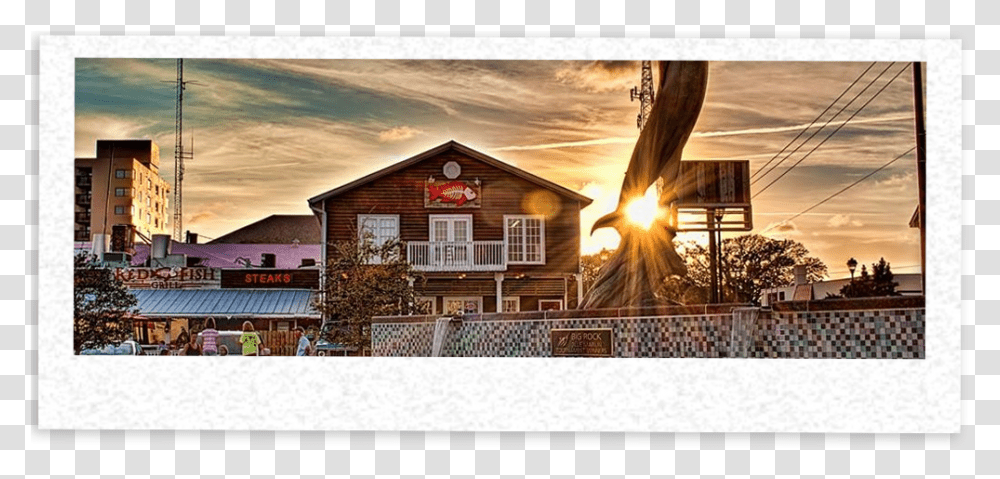 Red Fish Grill Atlantic Beach, Nature, Outdoors, Person, Housing Transparent Png