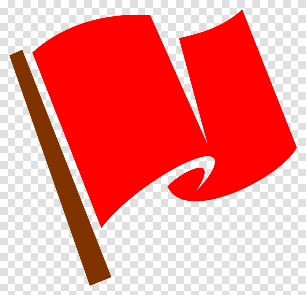 Red Flag Clipart Red Flag, Text, Dynamite, Bomb, Weapon Transparent Png
