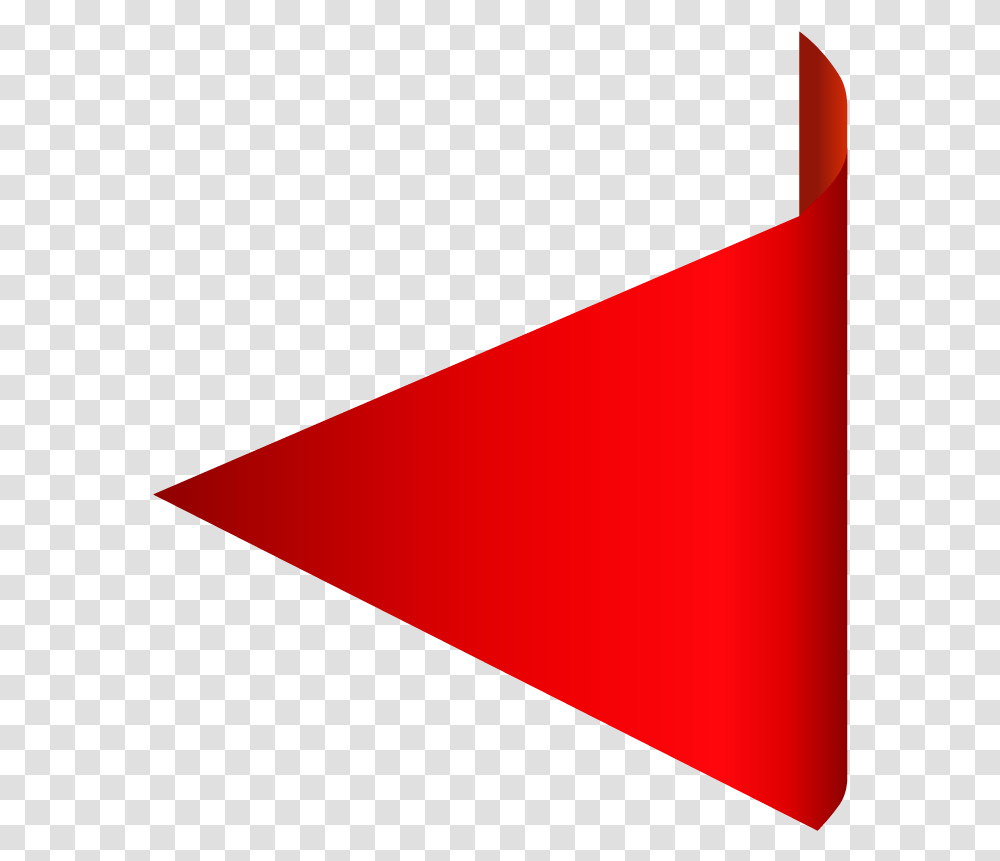 Red Flag, Triangle, Business Card, Paper Transparent Png
