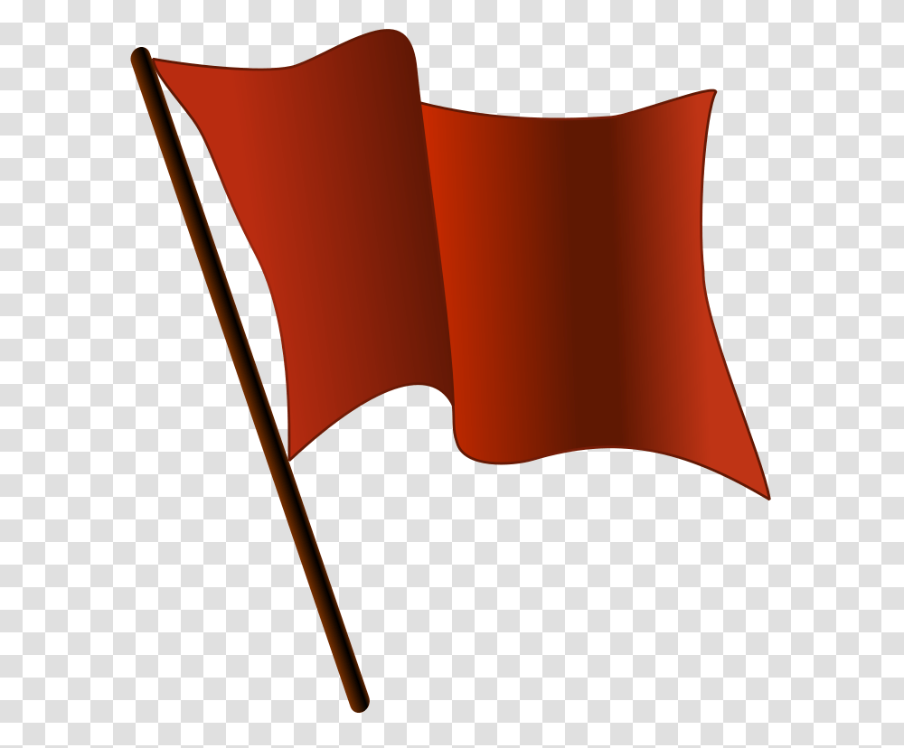 Red Flag Waving, Apparel, Stick, Scroll Transparent Png