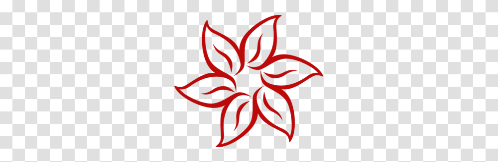Red Flower Clip Art For Web, Plant, Pattern, Heart Transparent Png
