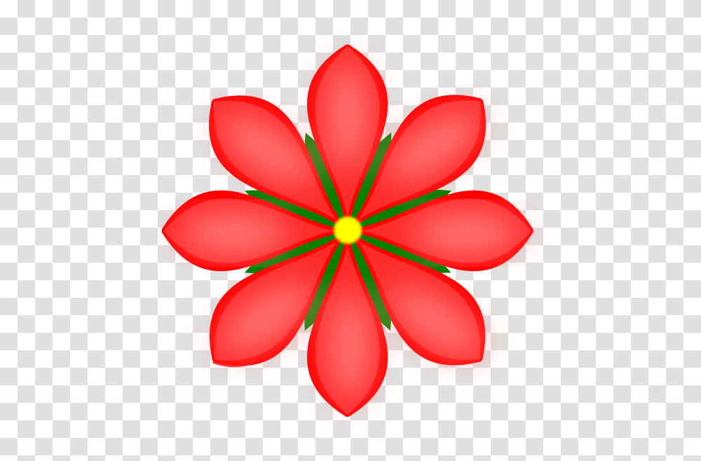 Red Flower Clip Art, Ornament, Pattern, Plant, Fractal Transparent Png