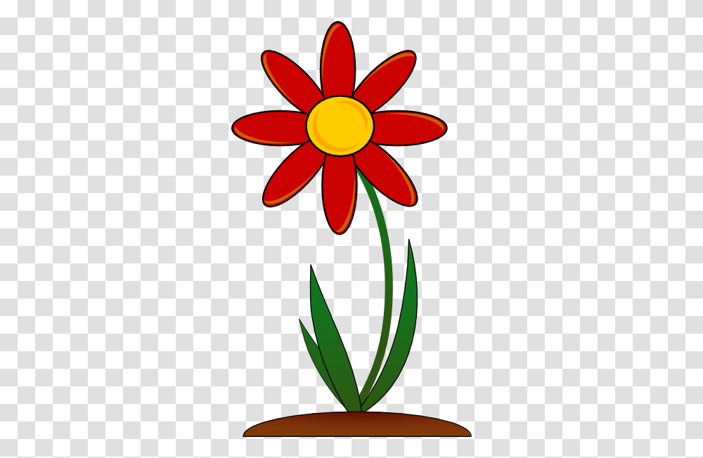 Red Flower Clip Art, Plant, Blossom, Daisy, Daisies Transparent Png