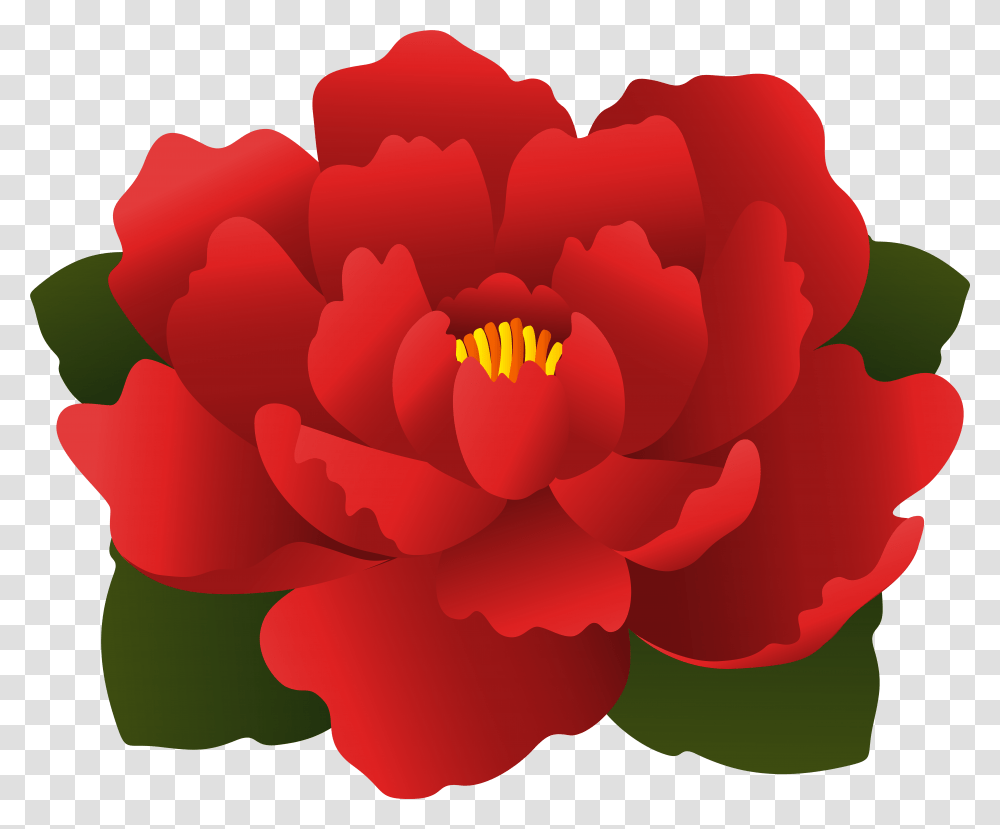 Red Flower Clip Art, Plant, Blossom, Rose, Dahlia Transparent Png