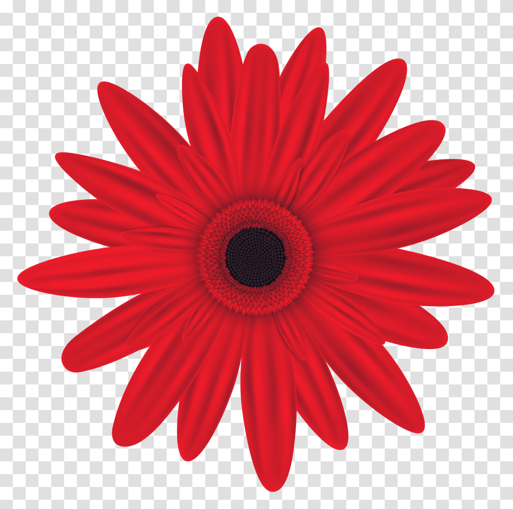 Red Flower Clip Art Transparent Png