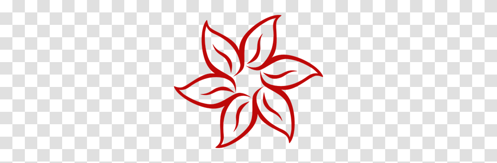 Red Flower Clip Arts For Web, Plant, Pattern, Logo Transparent Png
