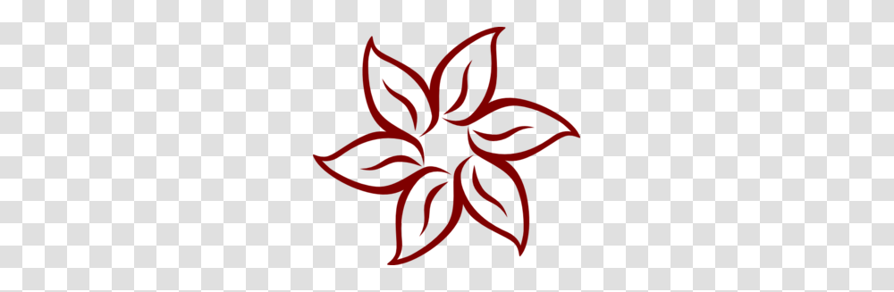 Red Flower Clipart Clip Art, Plant, Pattern, Logo Transparent Png