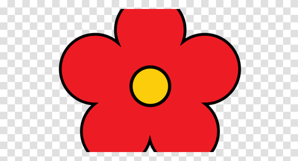 Red Flower Clipart Cute Transparent Png