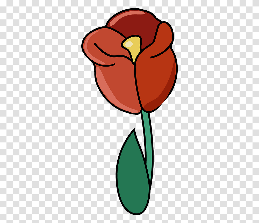 Red Flower Clipart Free Download Creazilla Clip Art, Plant, Blossom, Tulip, Petal Transparent Png
