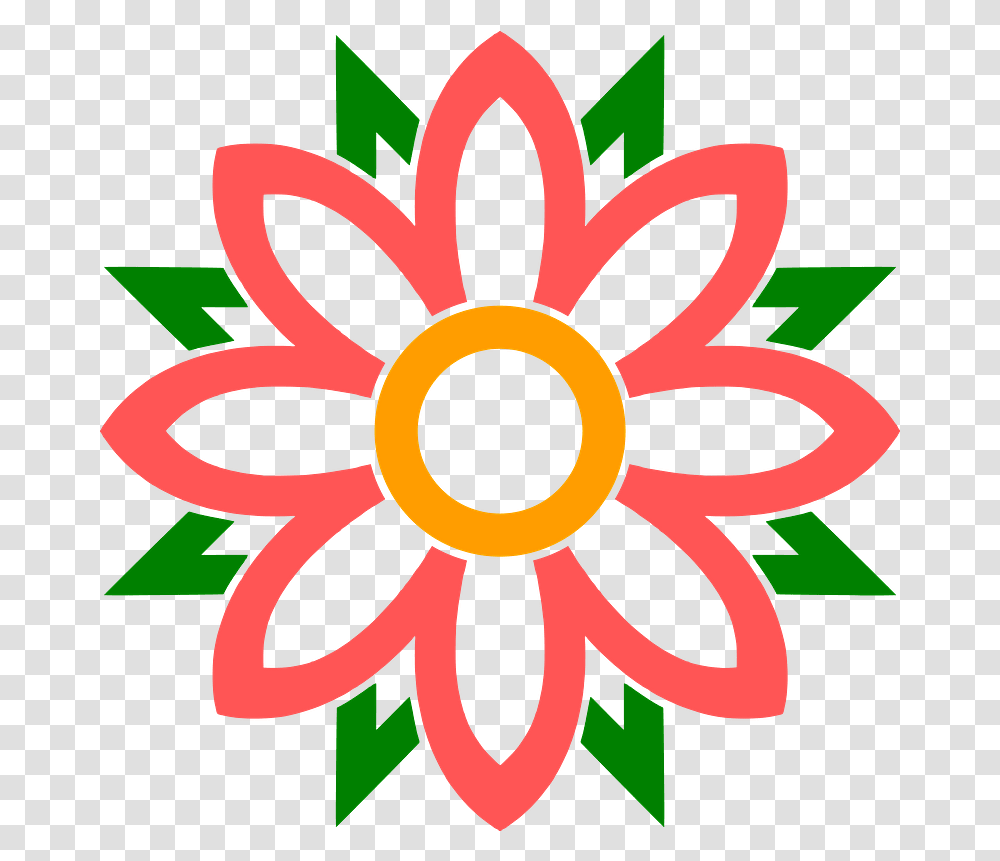Red Flower Design Clipart Mexican Flowers Hd, Graphics, Floral Design, Pattern, Dynamite Transparent Png