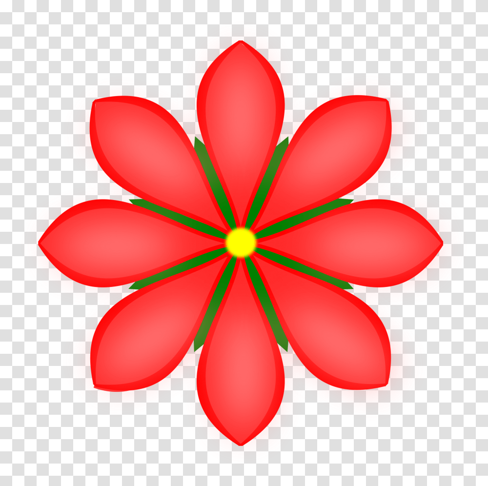 Red Flowers Clipart, Ornament, Pattern, Plant, Blossom Transparent Png