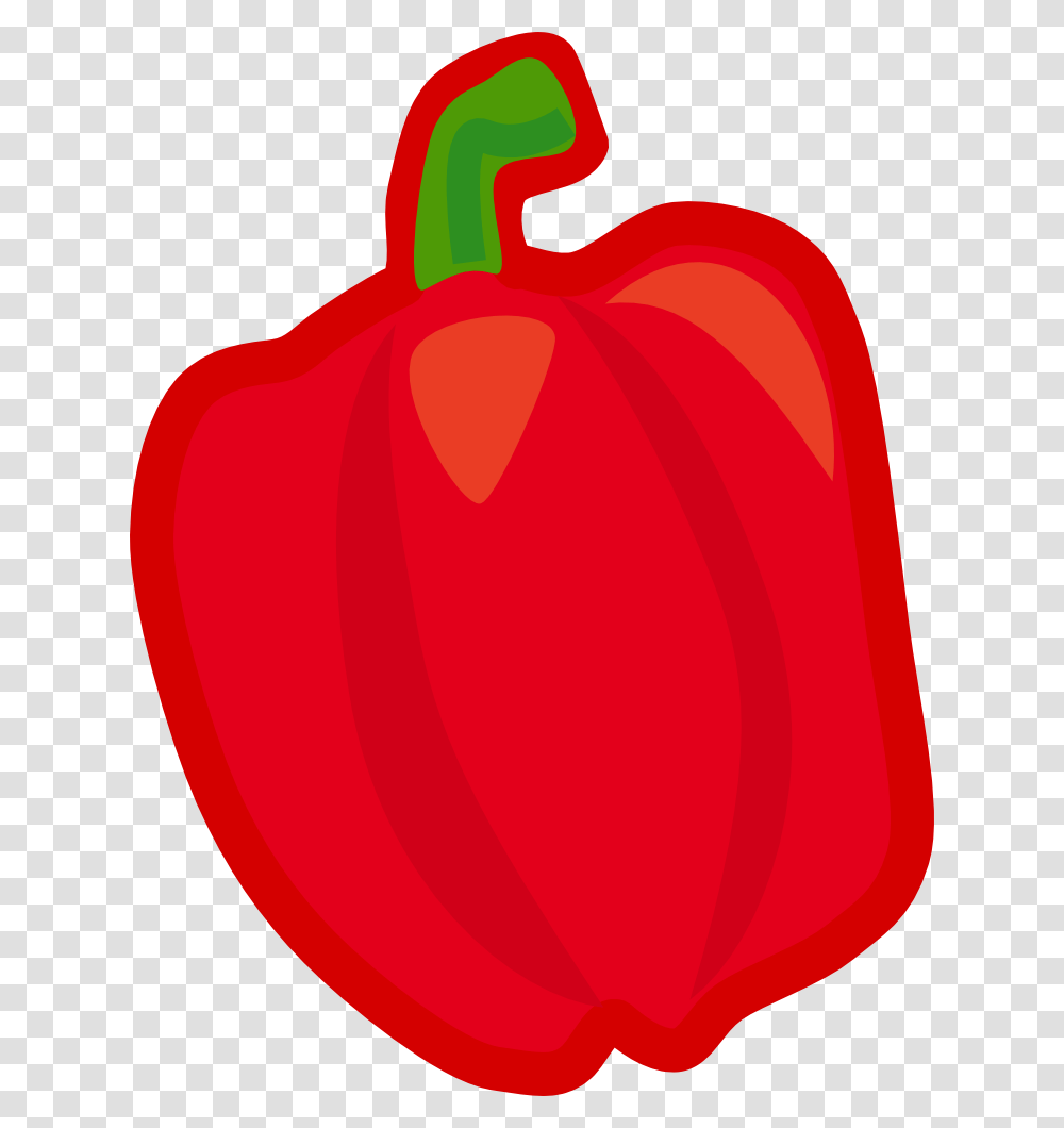 Red Food Clipart, Plant, Pepper, Vegetable, Bell Pepper Transparent Png