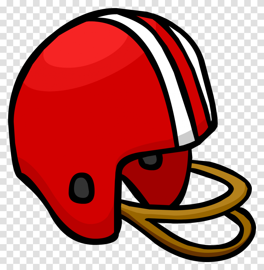 Red Football Clipart Red Football Helmet Clipart, Clothing, Apparel, Crash Helmet, Hat Transparent Png