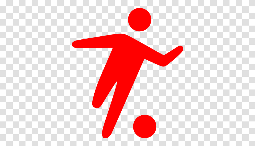 Red Football Icon Football Blue Icon, Symbol, Text, Leisure Activities, Logo Transparent Png