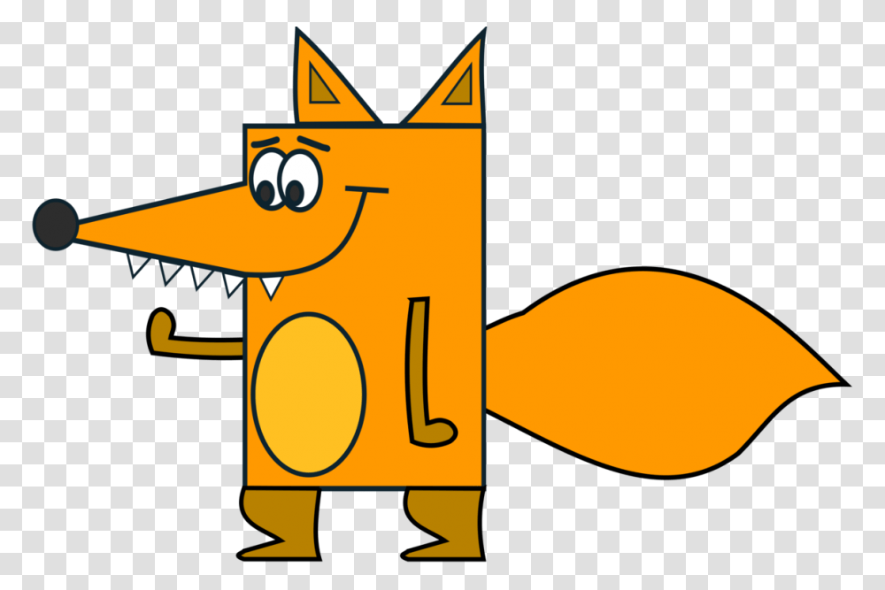 Red Fox Drawing Download, Label, Number Transparent Png