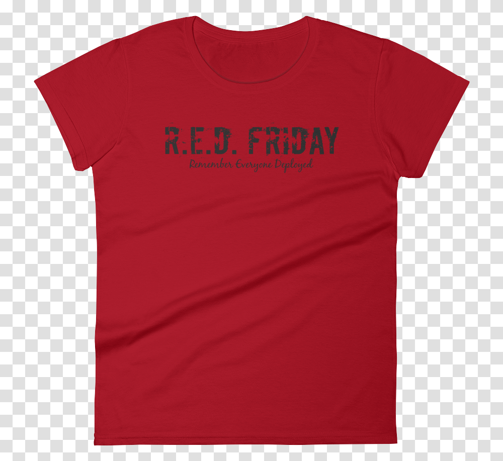 Red Friday T Shirts Support Our Troops Active Shirt, Apparel, T-Shirt, Sleeve Transparent Png