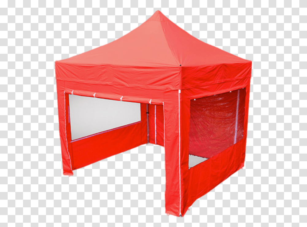 Red Garden Canopy With Windows Canopy, Tent Transparent Png