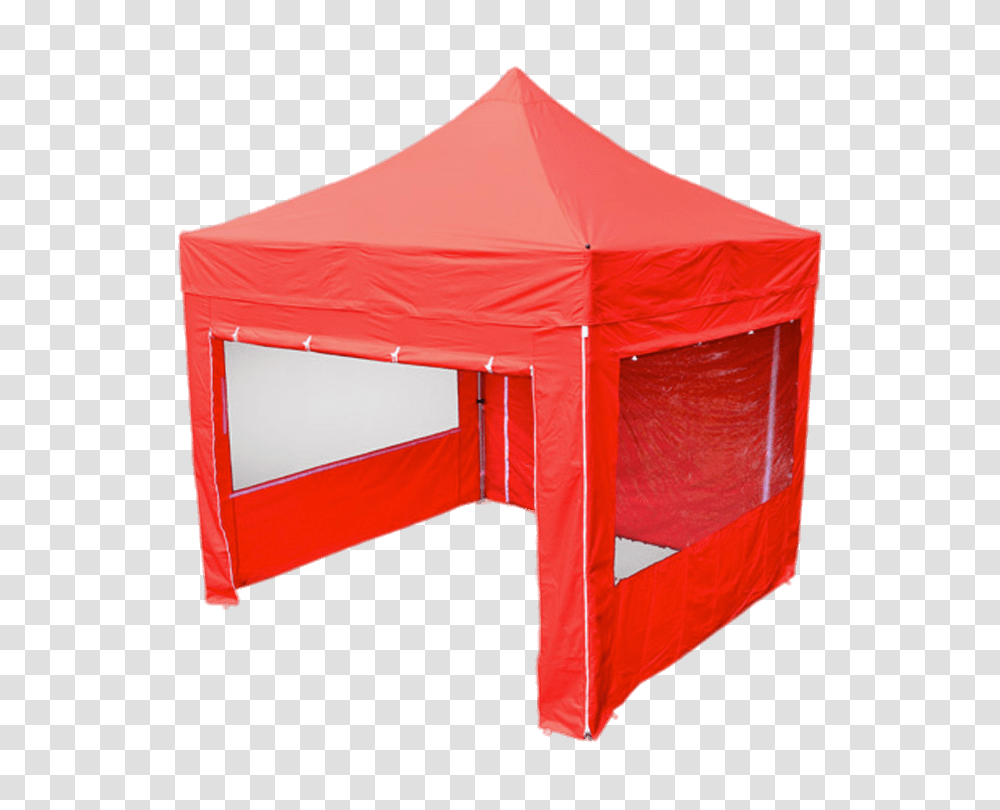 Red Garden Canopy With Windows, Tent Transparent Png