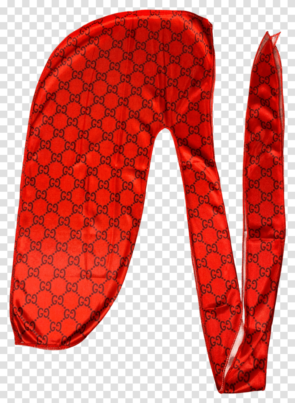 Red Gci Durag Girly, Clothing, Tie, Accessories, Pants Transparent Png
