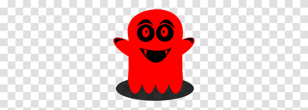 Red Ghost Clip Art, Hand, Head, Stencil Transparent Png