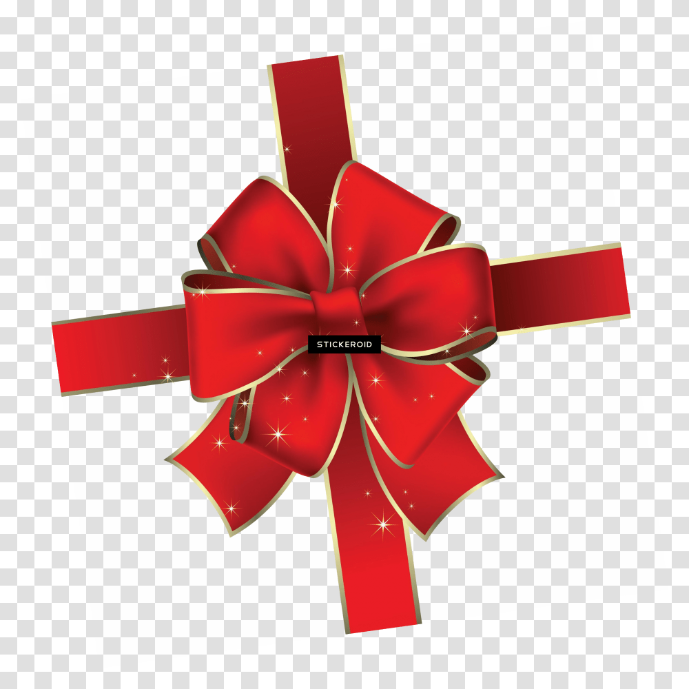 Red Gift Ribbon Download Free Vector Bow, Dynamite, Bomb, Weapon, Weaponry Transparent Png