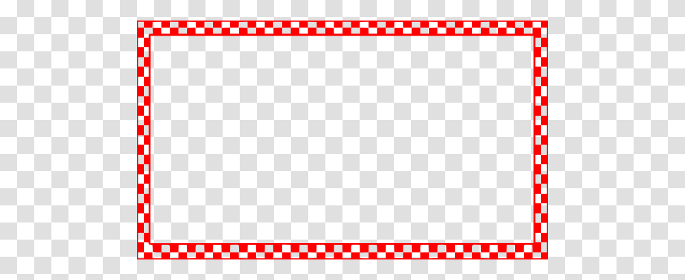 Red Gingham Border Clip Art Red Checkered Tablecloth Border, Texture, Polka Dot, Airmail, Envelope Transparent Png