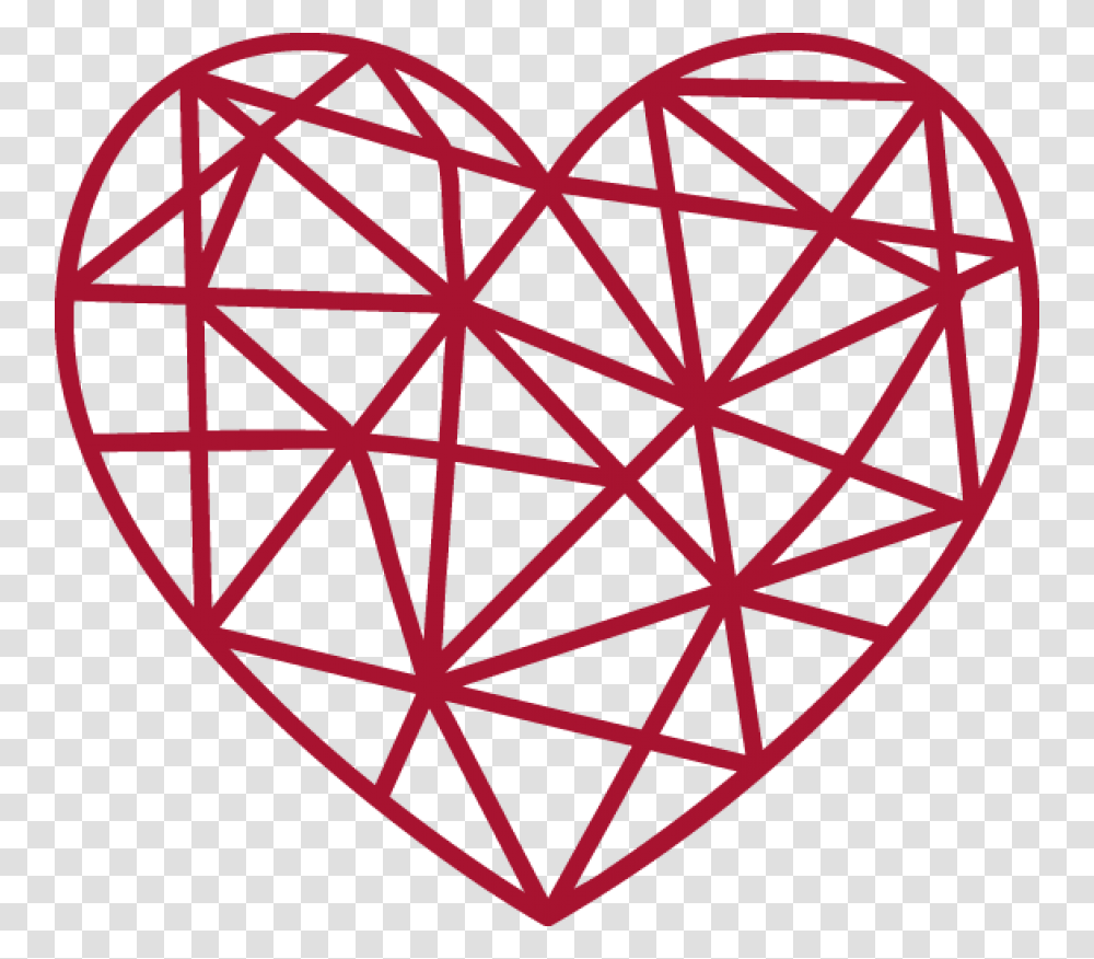 Red Gitter Heart Image Geometric Black Heart, Clock Tower, Architecture, Building, Rug Transparent Png