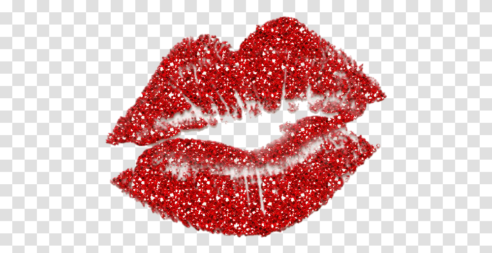 Red Glitter Lips Image Glitter Lips Background, Mouth, Tongue, Food, Rose Transparent Png