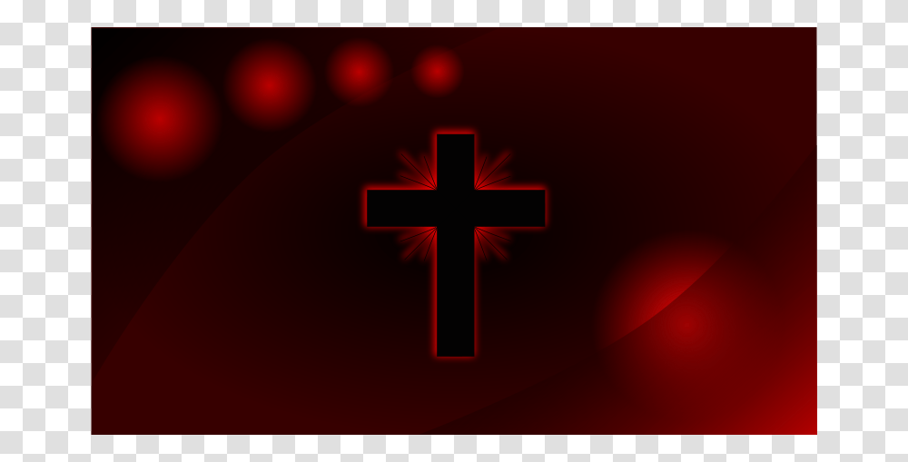 Red Glowing Cross Wallpaper, Religion, Crucifix Transparent Png