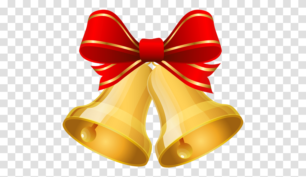 Red Gold Bells Christmas, Balloon, Lamp Transparent Png