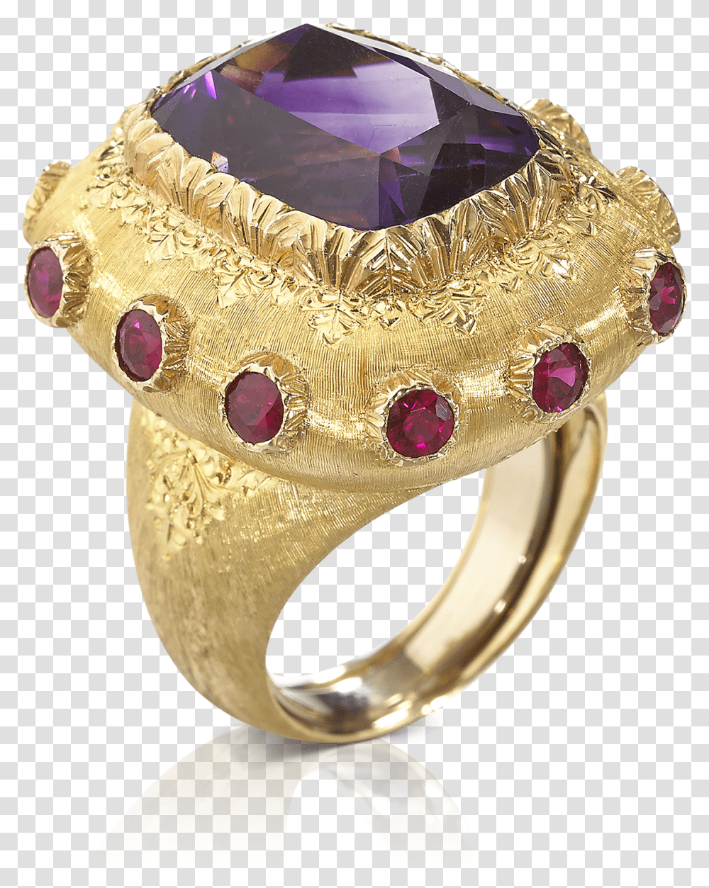 Red Gold Buccellati Official Buccellati Cocktail Ring, Accessories, Accessory, Jewelry, Gemstone Transparent Png