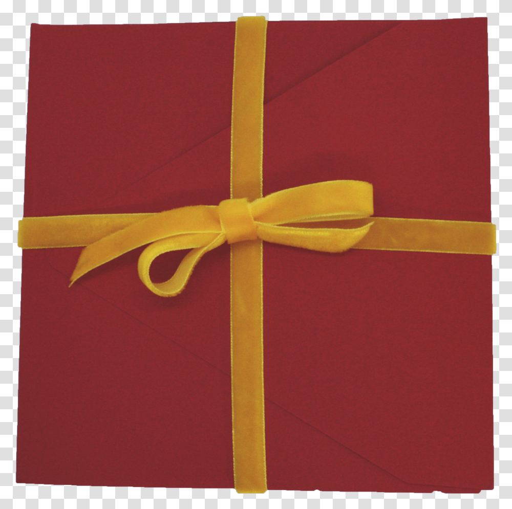 Red Gold Ribbon Transparent Png