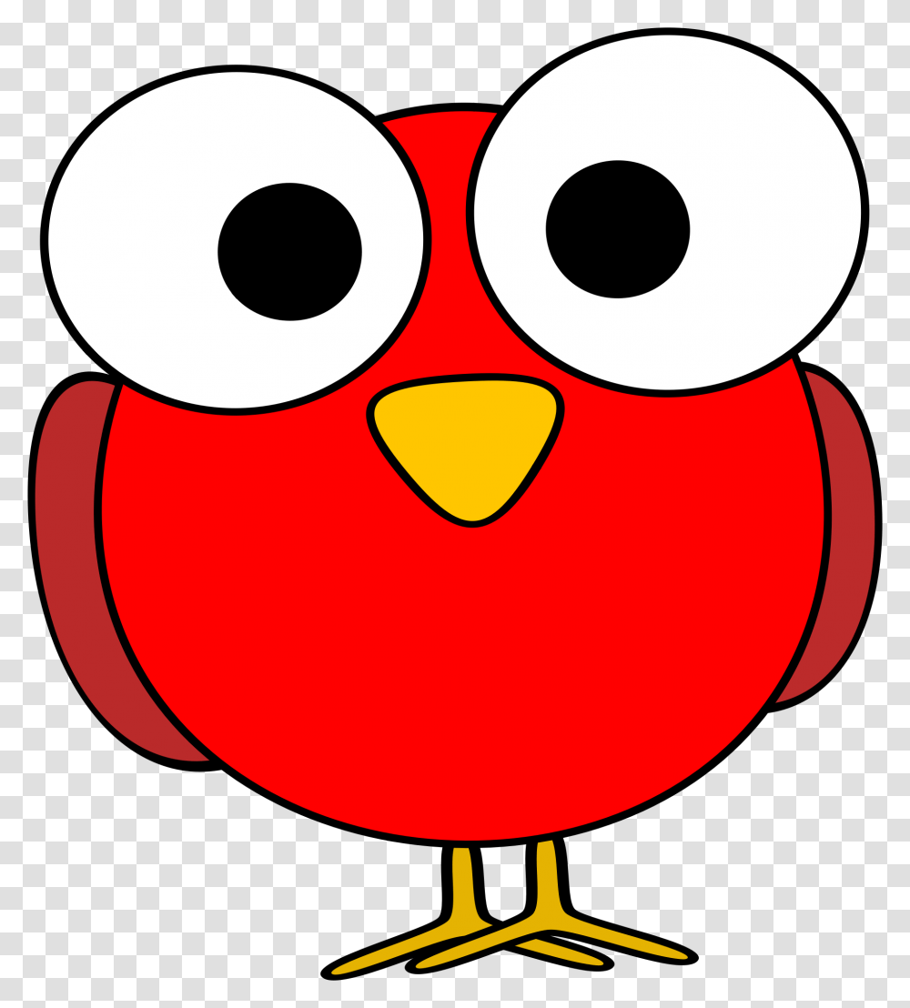 Red Googley Eye Bird Icons, Animal Transparent Png